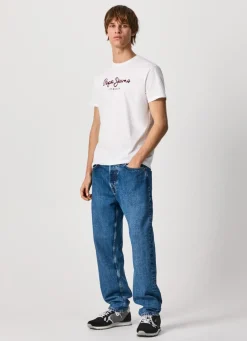 Herren Pepe Jeans 1/2 Arm T-Shirt
