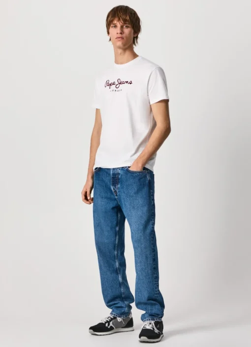 Herren Pepe Jeans 1/2 Arm T-Shirt