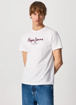 Herren Pepe Jeans 1/2 Arm T-Shirt