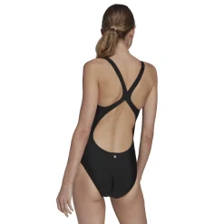 Damen Adidas 3 Bar Logo Badeanzug