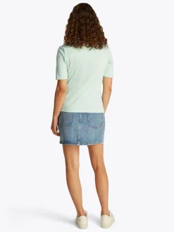 Damen Tommy Hilfiger 1985 Collection Regular Fit Poloshirt mit Flag