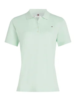 Damen Tommy Hilfiger 1985 Collection Regular Fit Poloshirt mit Flag