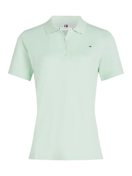 Damen Tommy Hilfiger 1985 Collection Regular Fit Poloshirt mit Flag