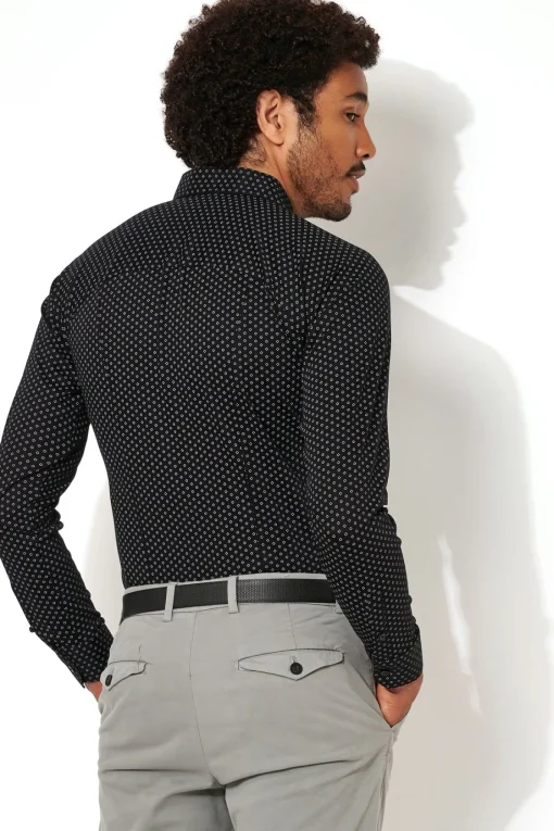 Herren Desoto 1/1 Jerseyhemd Slim Fit