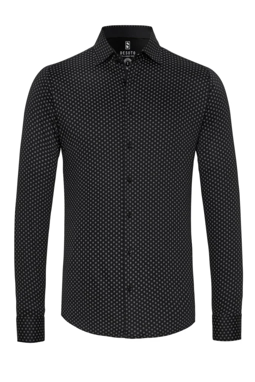 Herren Desoto 1/1 Jerseyhemd Slim Fit