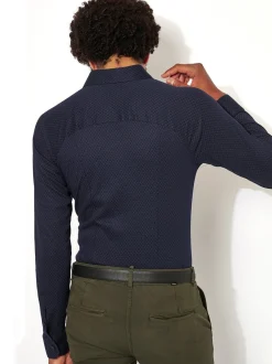 Herren Desoto 1/1 Jerseyhemd Slim Fit
