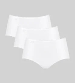 Damen Sloggi 24/7 Microfibre Midi Dreierpack
