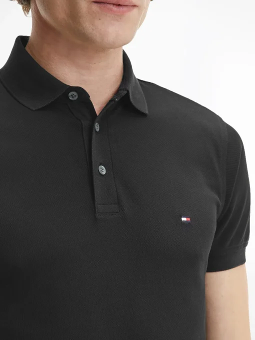 Herren Tommy Hilfiger 1985 TH Flex Slim Fit Poloshirt
