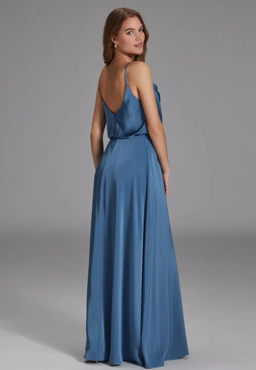 Damen Hey Kyla Abendkleid aus Satin mit angedeutetem Wasserfallausschnitt