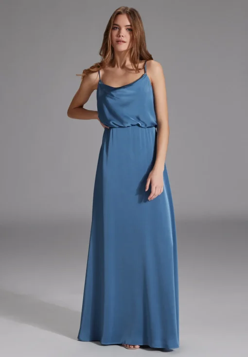 Damen Hey Kyla Abendkleid aus Satin mit angedeutetem Wasserfallausschnitt