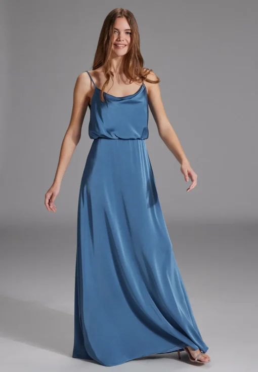 Damen Hey Kyla Abendkleid aus Satin mit angedeutetem Wasserfallausschnitt