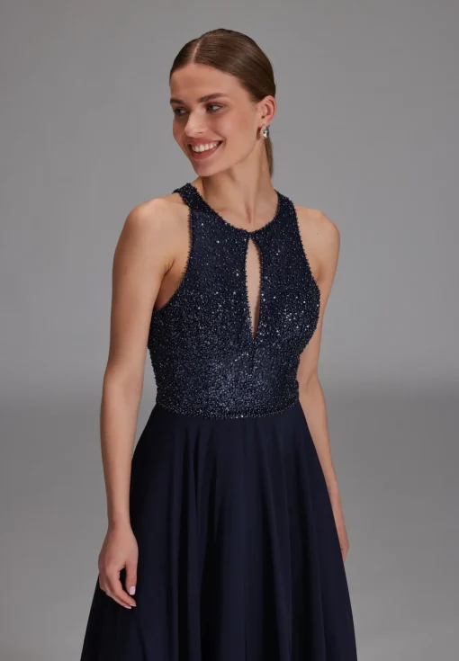 Damen Hey Kyla Abendkleid mit Stickerei und Cut-Out Detail