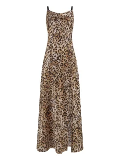 Damen GUESS Adle Lace Neckline langes Kleid