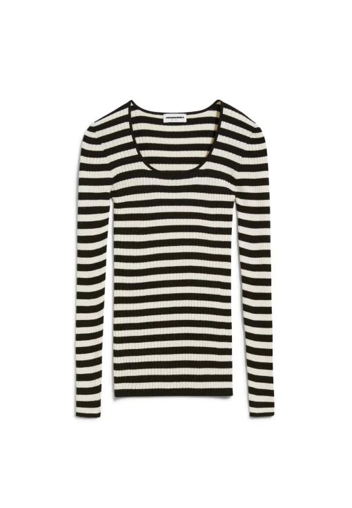 Damen armedangels ALAANI CREWNECK STRIPED
