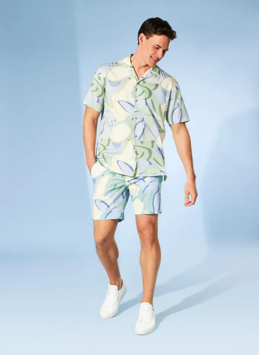 Herren Tom Tailor Denim All over printed Strand Shorts