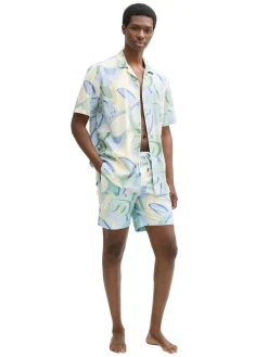 Herren Tom Tailor Denim All over printed Strand Shorts