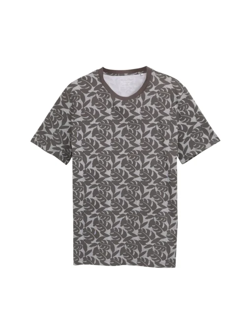 Herren Tom Tailor Denim Allover bedrucktes T-Shirt