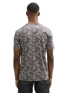Herren Tom Tailor Denim Allover bedrucktes T-Shirt