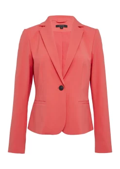 Damen Comma Antaillierter Blazer mit Reverskragen
