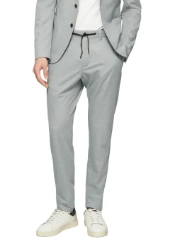 Herren s.Oliver BLACK LABEL Anzughose aus zweifarbigem Piqué-Jersey