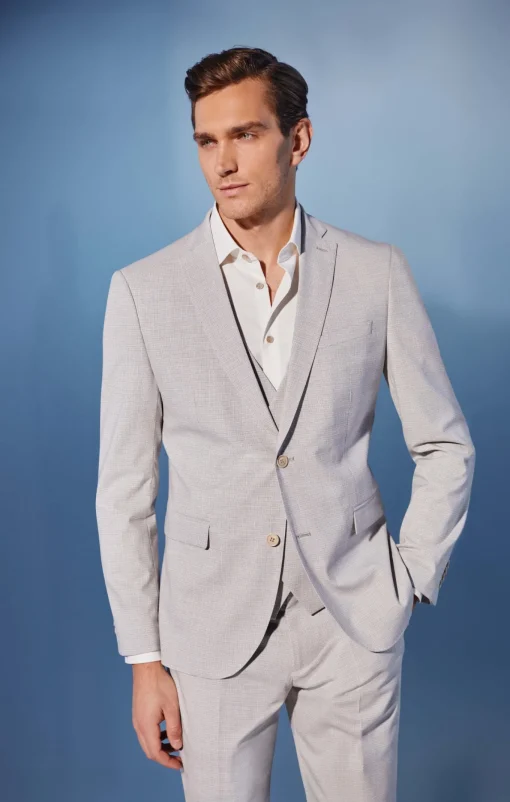 Herren s.Oliver BLACK LABEL Anzugsakko aus Stretch-Fabric