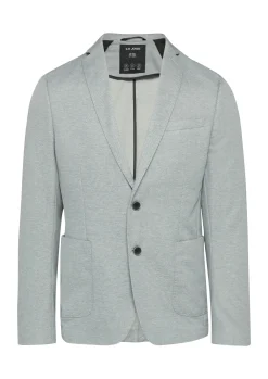 Herren s.Oliver BLACK LABEL Anzugsakko aus zweifarbigem Piqué-Jersey