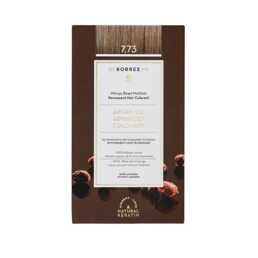 KORRES ARGAN OIL Hochentwickelte Haarcoloration Golden Moca 7.73
