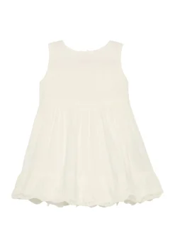 Kinder s.Oliver Ausgestelltes Kleid mit Blumenstickerei