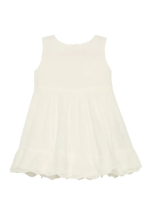 Kinder s.Oliver Ausgestelltes Kleid mit Blumenstickerei
