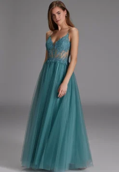 Damen Hey Kyla Ausgestelltes Tüllkleid mit Spitzenstickerei