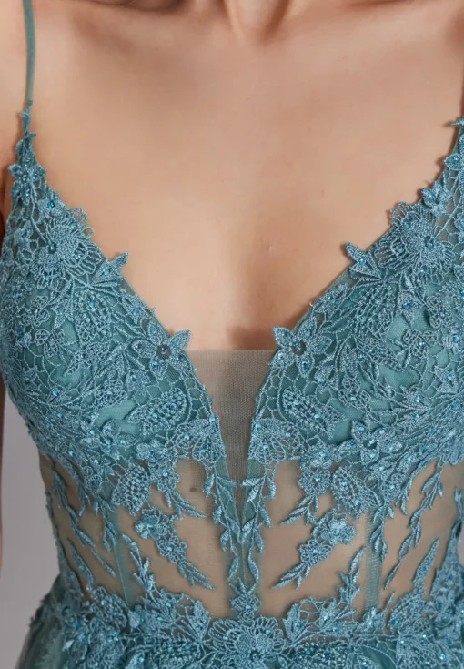 Damen Hey Kyla Ausgestelltes Tüllkleid mit Spitzenstickerei