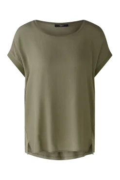 Damen Oui AYANO Blusenshirt 100% Viskosepatch