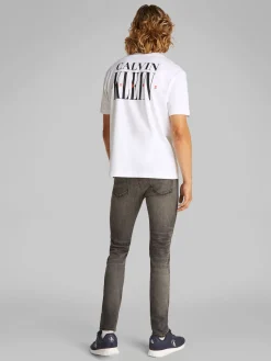 Herren Calvin Klein Jeans Backprint T-Shirt