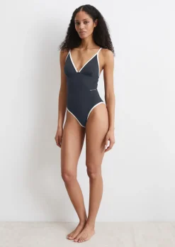 Damen Marc O´Polo BADEANZUG MIT KONTRASTFARBENEM RAND