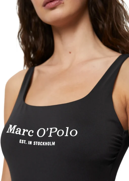 Damen Marc O´Polo BADEANZUG MIT KONTRASTFARBENEM LOGO