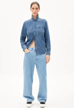 Damen armedangels Baggy Jeans recycelte Baumwolle HAAYI