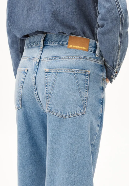 Damen armedangels Baggy Jeans recycelte Baumwolle HAAYI