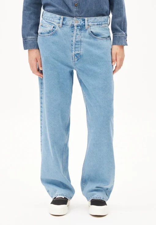 Damen armedangels Baggy Jeans recycelte Baumwolle HAAYI