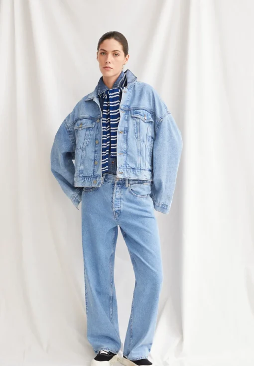 Damen armedangels Baggy Jeans recycelte Baumwolle HAAYI