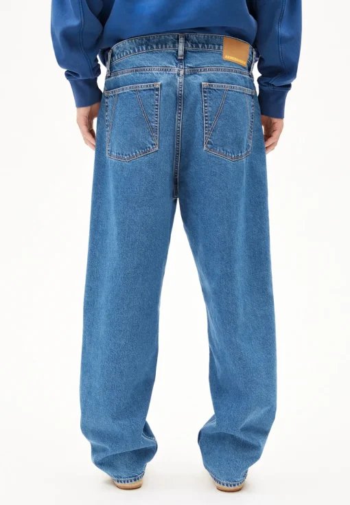 Herren armedangels Baggy Jeans recycelte Baumwolle JAAMEO