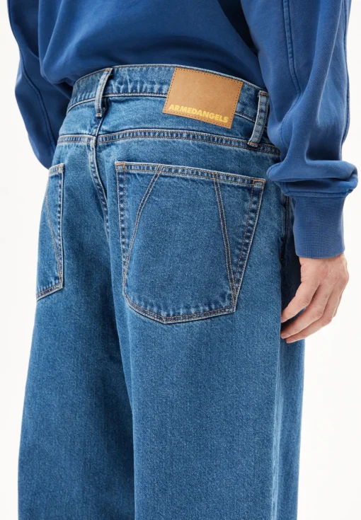Herren armedangels Baggy Jeans recycelte Baumwolle JAAMEO