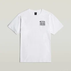 Herren G-Star Barcode Back Loose T-Shirt