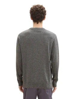 Herren Tom Tailor Denim Basic Rundhalspullover