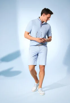 Herren Bugatti Basic Stehkragen-Polo