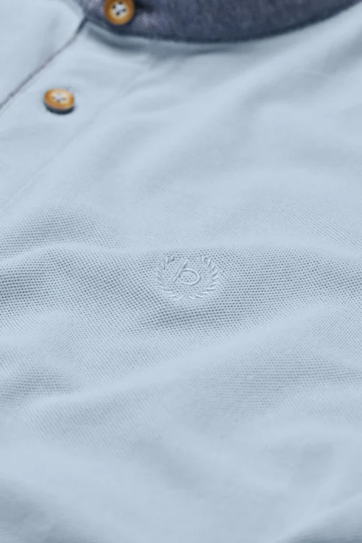 Herren Bugatti Basic Stehkragen-Polo