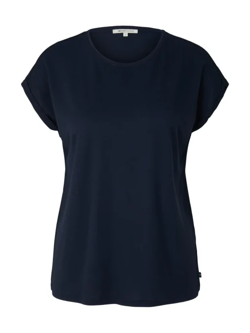 Damen Tom Tailor Denim Basic T-Shirt