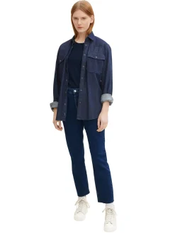 Damen Tom Tailor Denim Basic T-Shirt