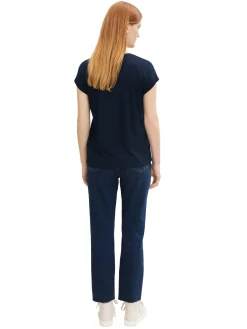 Damen Tom Tailor Denim Basic T-Shirt