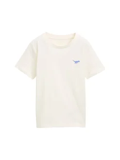 Kinder Tom Tailor Denim Basic T-Shirt mit Stickerei