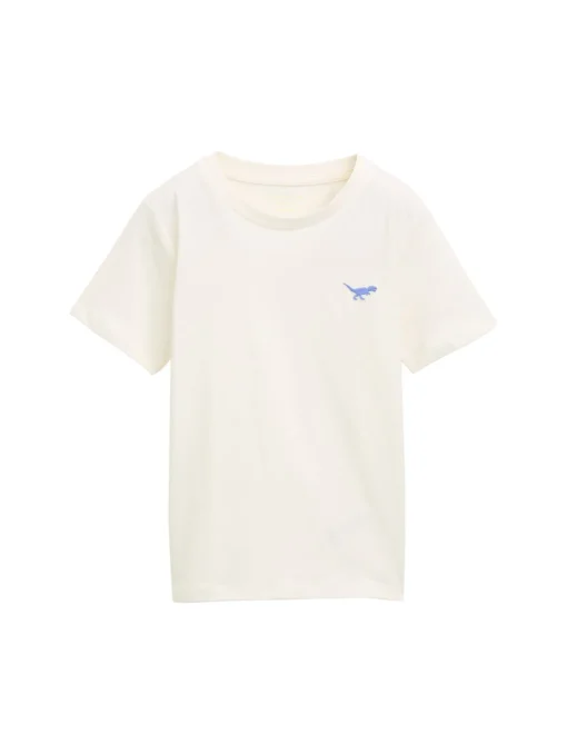 Kinder Tom Tailor Denim Basic T-Shirt mit Stickerei